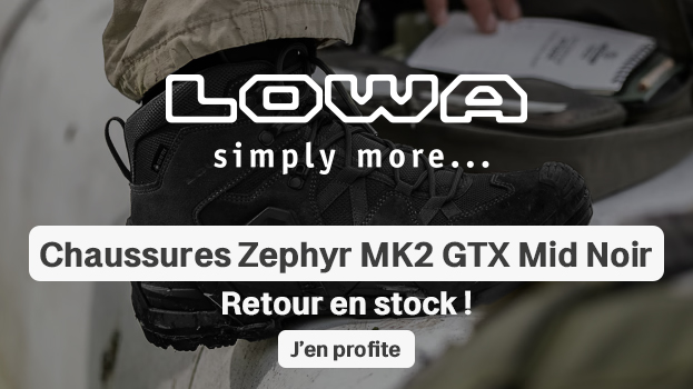 Retour en stock Zephyr